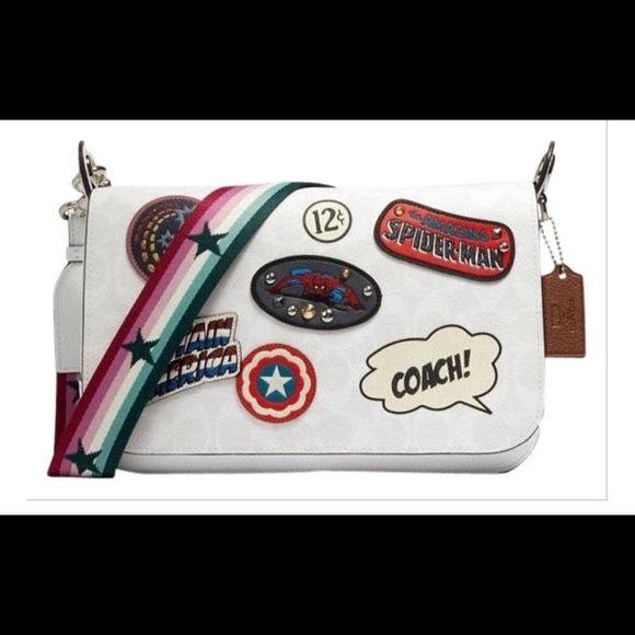 Coach / Marvel Jes In Signature Cross Body Bag - Picture 4 of 9